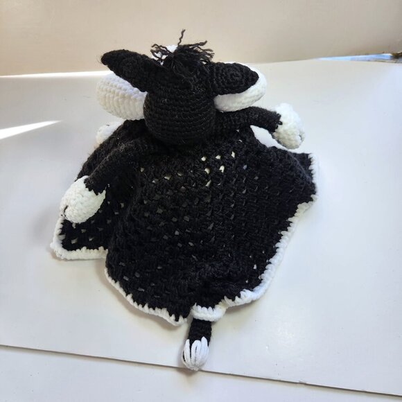 Hand Knit Baby Girl Toddler Clothes Lot Dress Cardigan Blanket Toy Fits 25" Doll - Picture 15 of 16